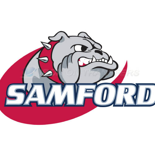 Samford Bulldogs Logo T-shirts Iron On Transfers N6089 - Click Image to Close